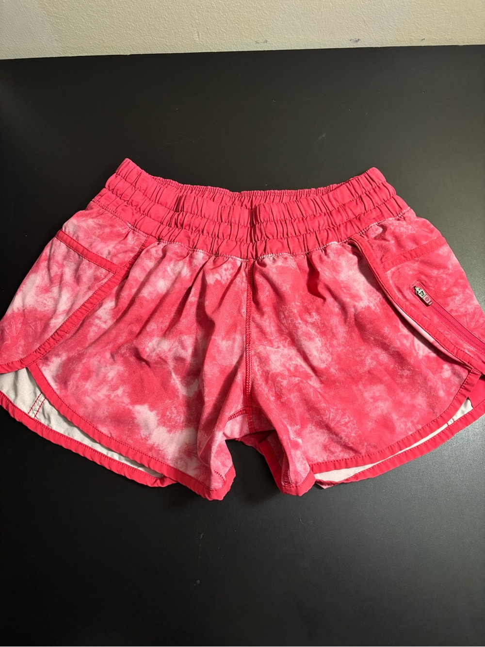 Pink Lululemon hotty hot shorts